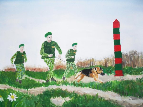 Граница на замке