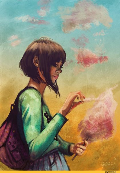 Девочка подросток арт
