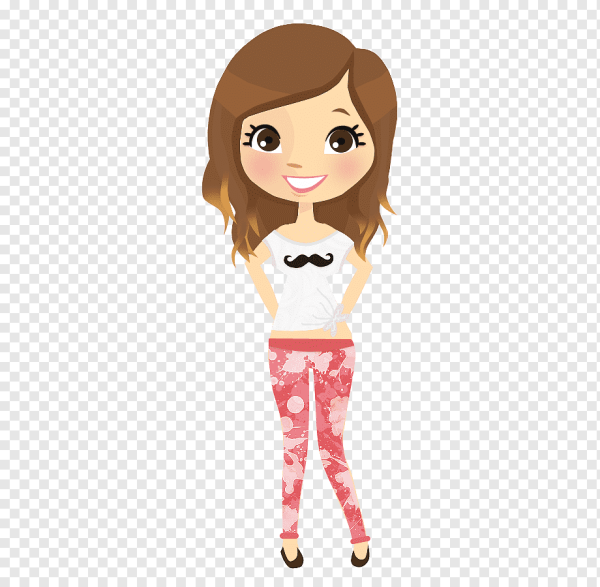 Мультяшную девочку