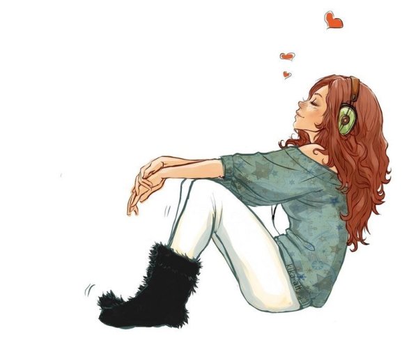 Мультяшная девочка подросток