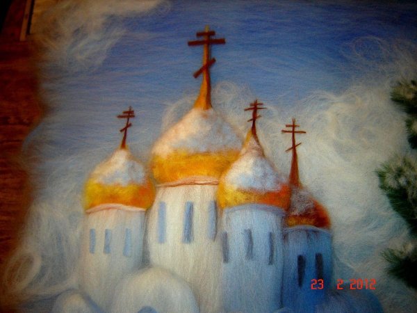 Зимний храм Рождество