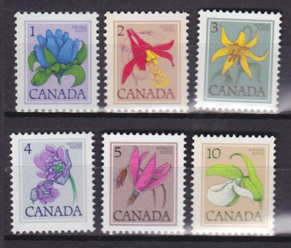 Марки Канада Флора