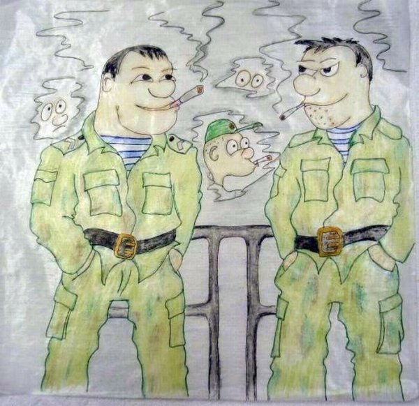 Дембель карикатура