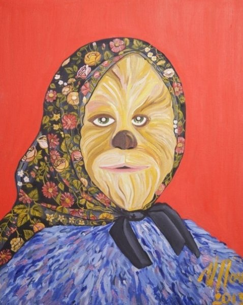 Портрет бабушки карандашом