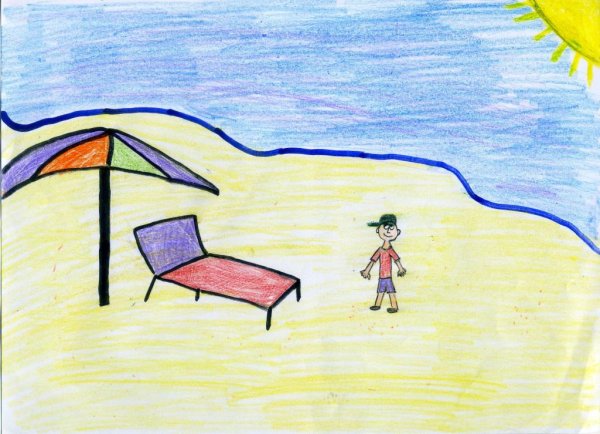 Рисунок на тему лето