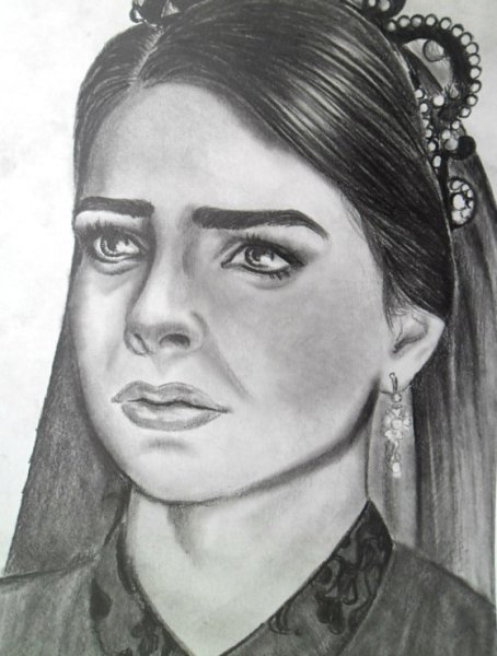 Рисунок Хюррем Султан легкий