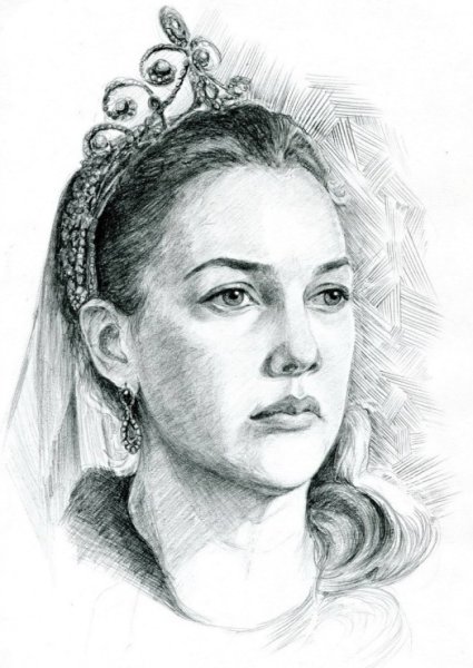 Хюррем Султан для срисовки