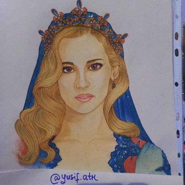 Алмазная мозаика Хюррем Султан