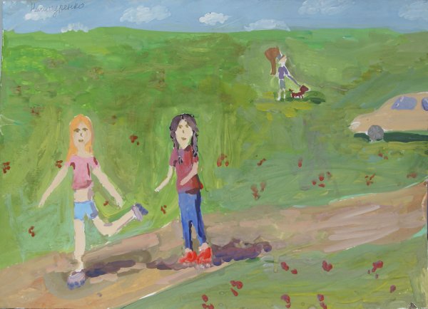 Моё счастливое детство рисунки