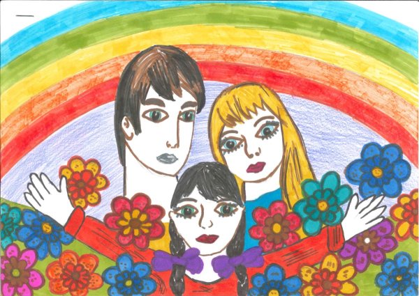 Детские рисунки дошкольников