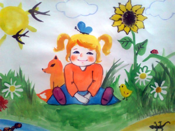 Рисунок лето