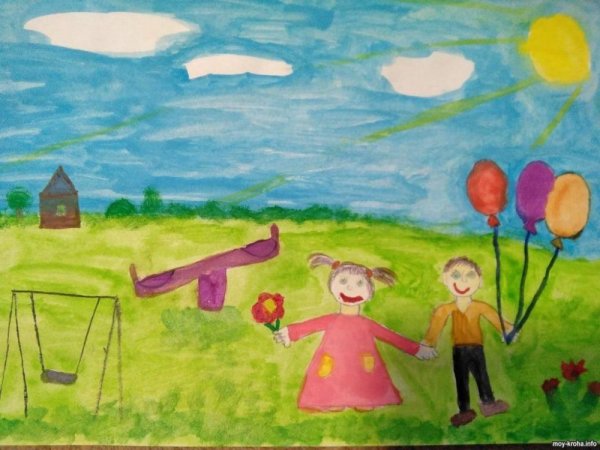 Моё счастливое детство рисунки