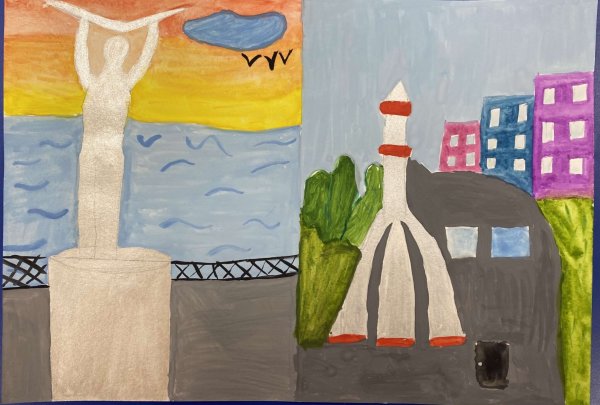 Куйбышев запасная столица детские рисунки