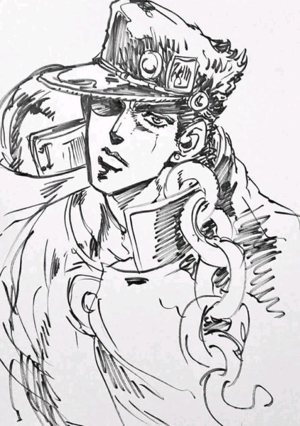 Джотаро Куджо набросок