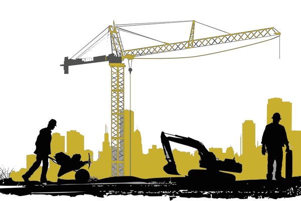 Стройка иллюстрация