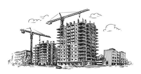 Стройка иллюстрация