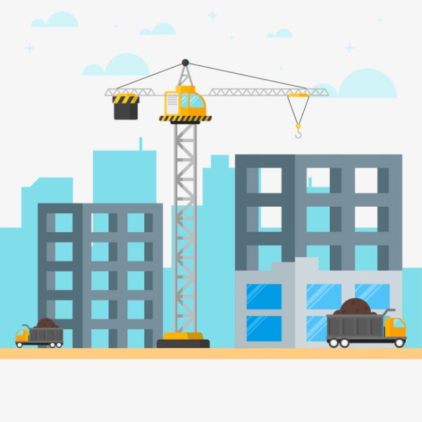 Стройка иллюстрация
