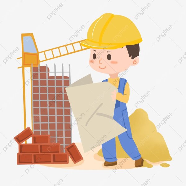 Строитель мультяшный