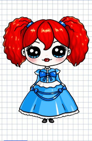 Poppy Playtime срисовать