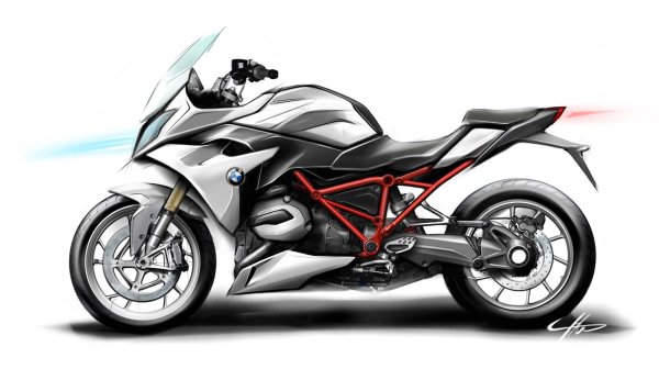 BMW r1200r чертеж