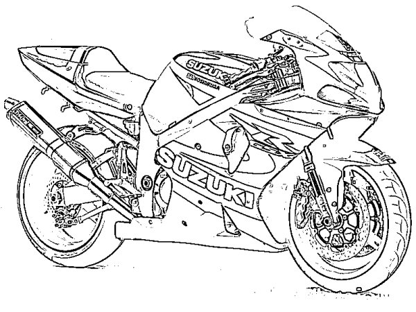 Yamaha YZF-r6 чертеж