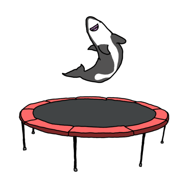 Батут клипарт на прозрачном фоне