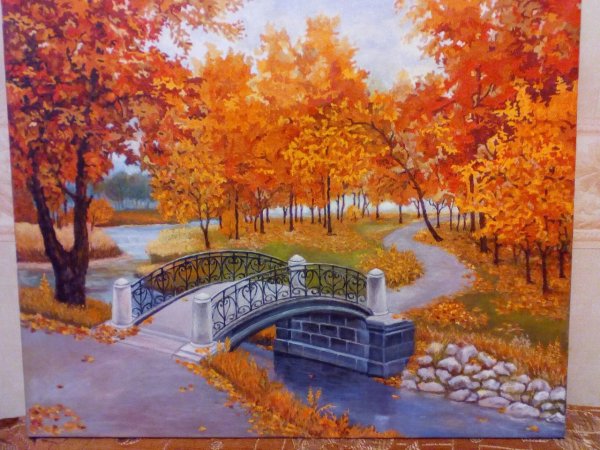 Раскрашивание по номерам осень