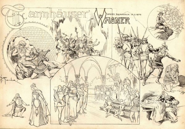 Вагнер композитор рисунок