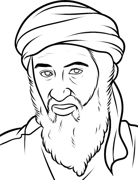 Мусульманин карандашом