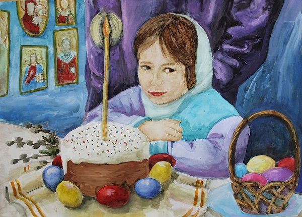 Рисунок на Пасху