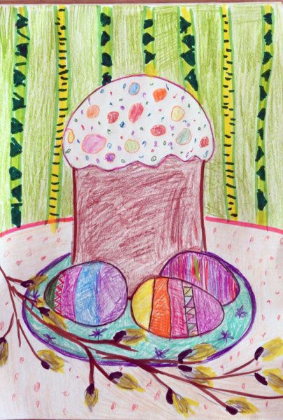 Праздничный натюрморт детские работы