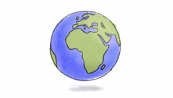 Модель земли рисунок 1 класс