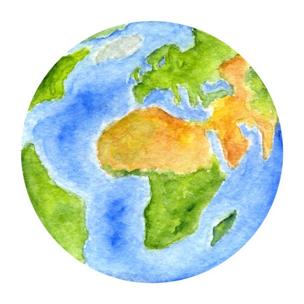 Маленький Глобус рисунок