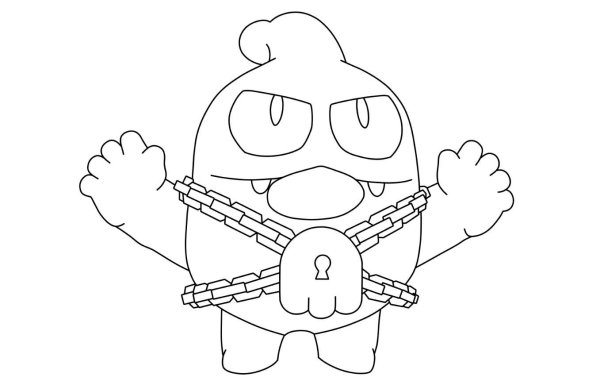 Скуик приведение из БРАВЛ старс