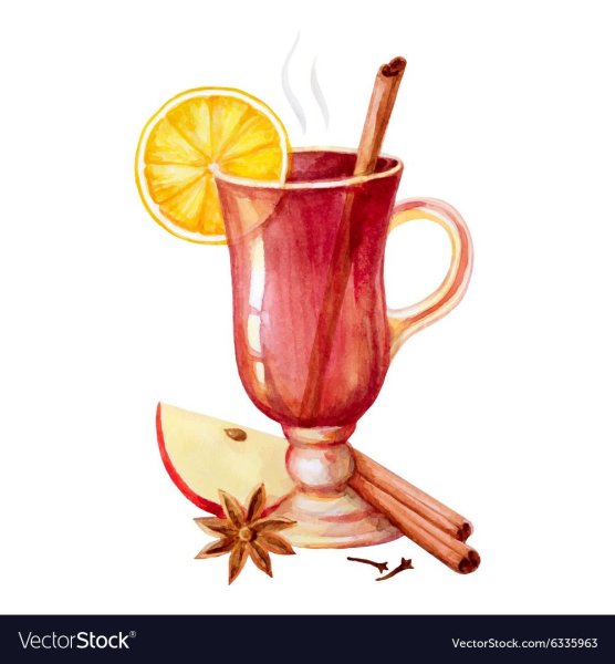 Скетчи напитки глинтвейн