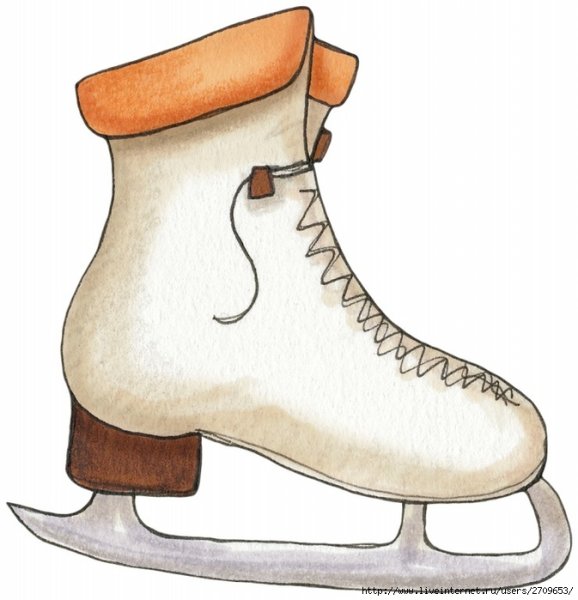 Коньки для срисовки