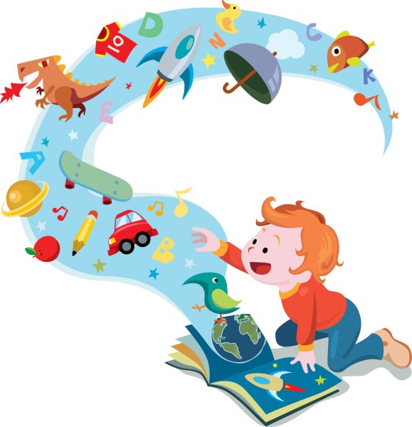 Воображение на белом фоне