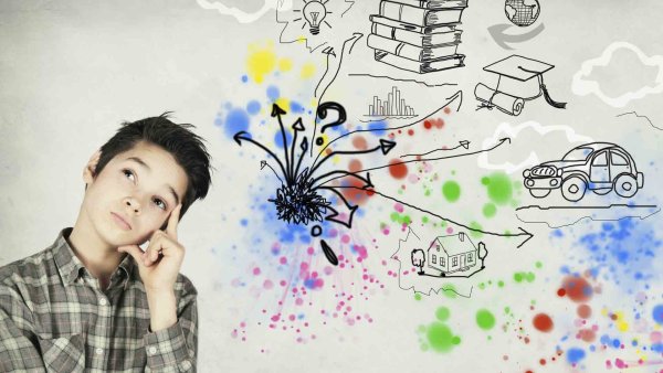 Ребенок думает о будущем