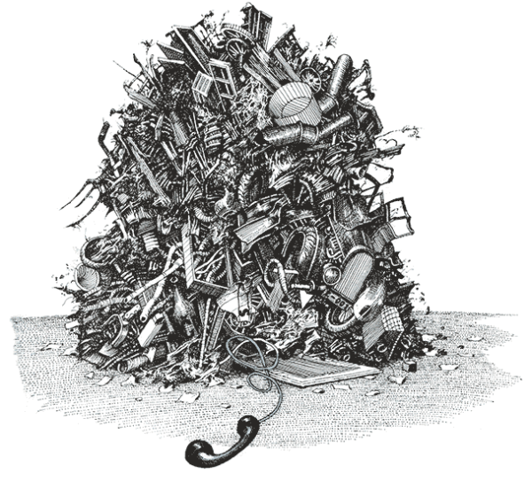 Мусор иллюстрация