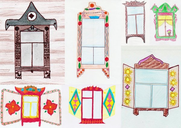 Сказочный дом с окнами