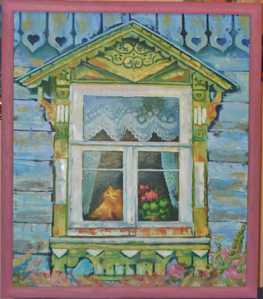 Старинные окна с узорами