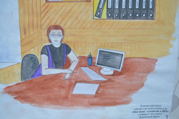 Детские рисунки профессия мамы