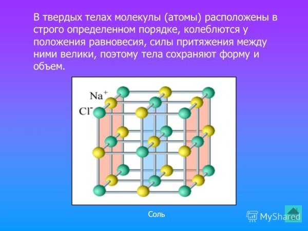 Молеклу в тведых телапх