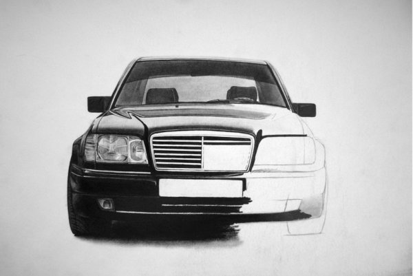 Mercedes w140 s600 чертеж