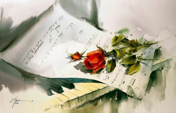 Музыкальная акварель