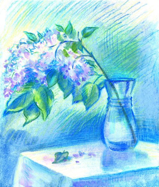 Иллюстрация к раману Рахманинова сирень