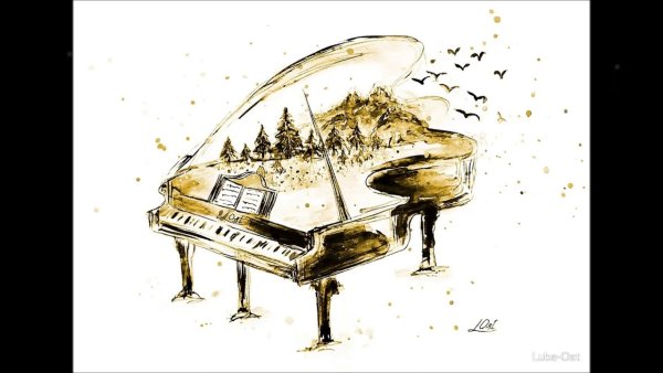 Арт рояль фон