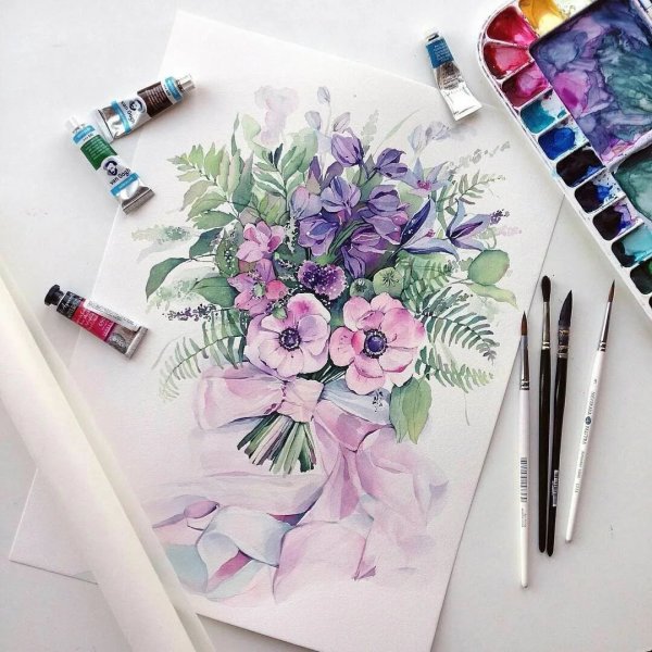 Наталья Каданцева акварель