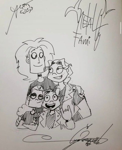 Метал Фэмили ди зарисовки