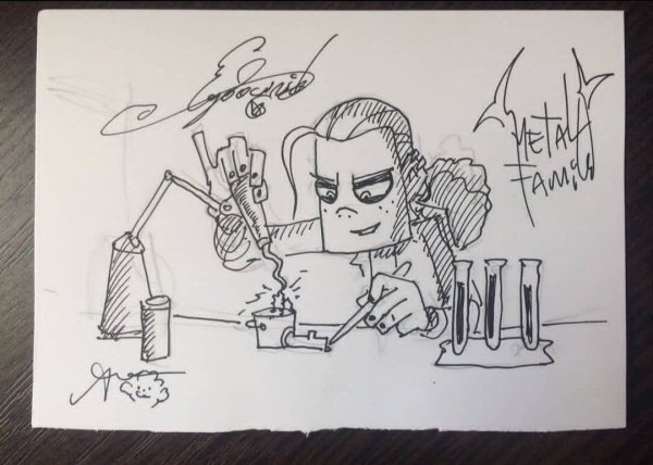 Метал Фэмили скетчи
